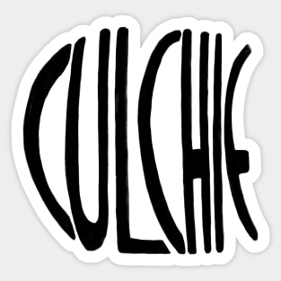 Irish Slang, Culchie Sticker